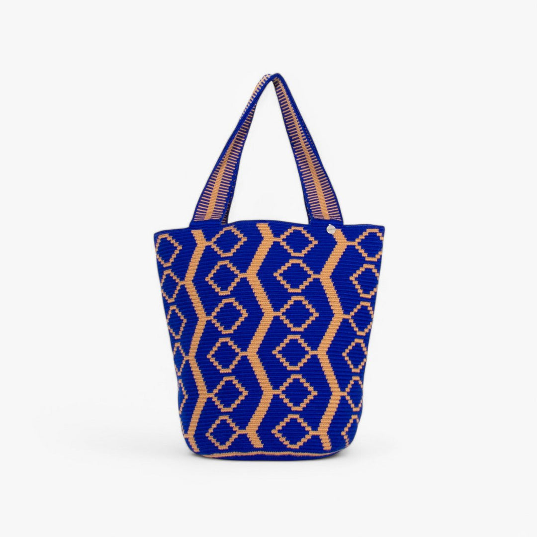 Guajii Einkaufstasche Geometric round tote L | Lapis bei Nauli and Stories