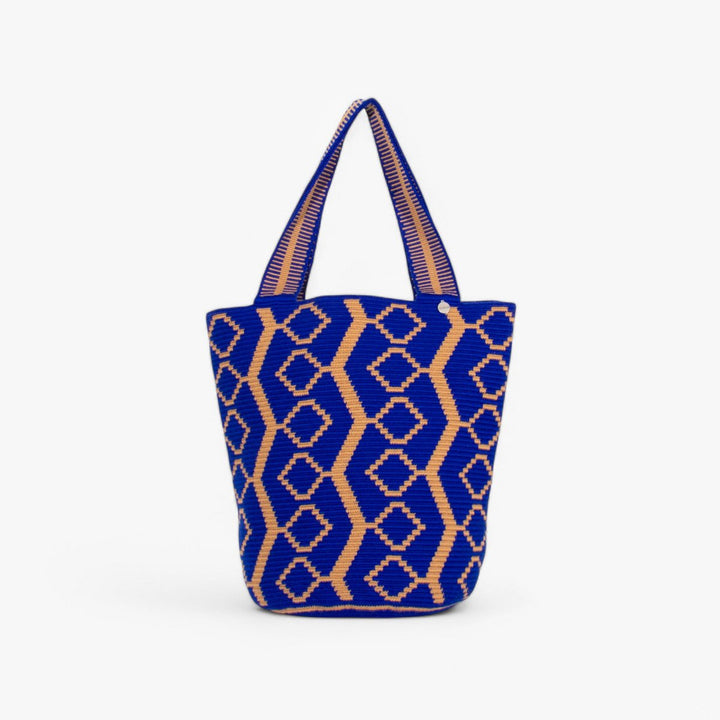Guajii Einkaufstasche Geometric round tote L | Lapis bei Nauli and Stories