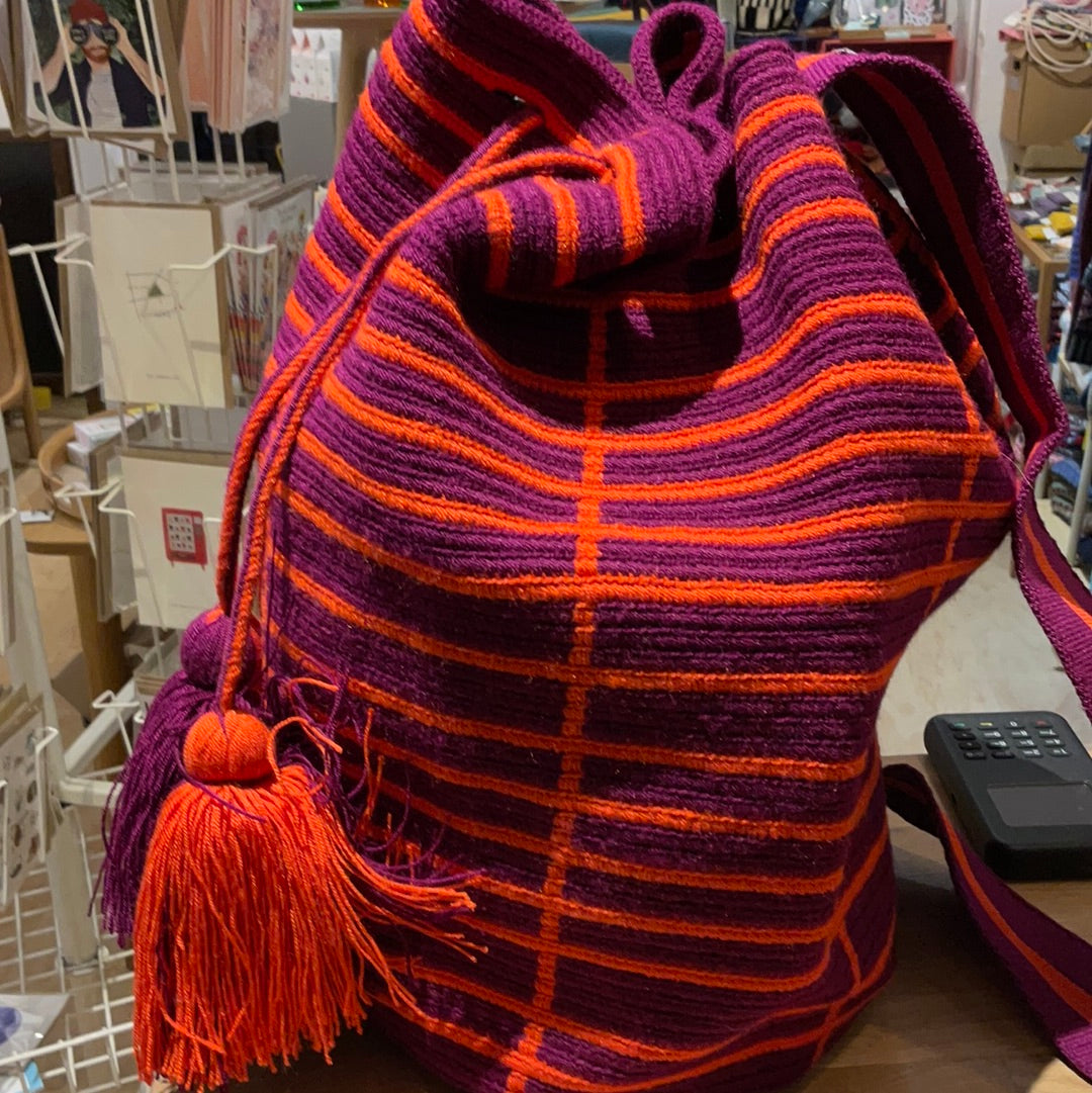 Guajii Handtasche Stripe backpack | Cayenne bei Nauli and Stories