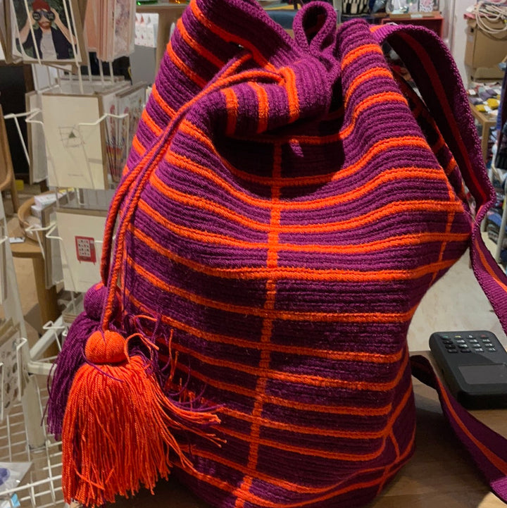 Guajii Handtasche Stripe backpack | Cayenne bei Nauli and Stories