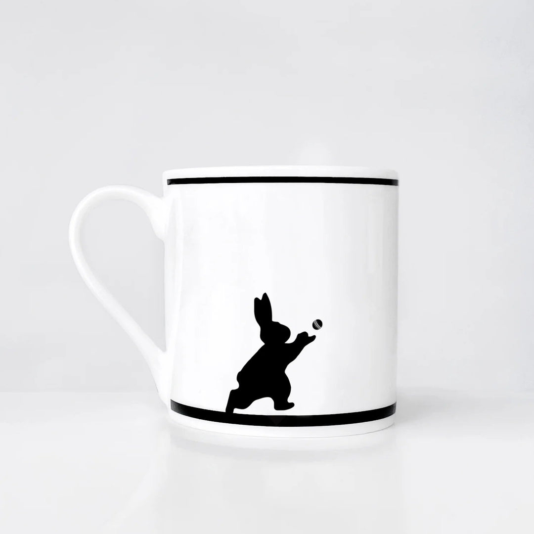 HAM by Jo Ham Tassen & Becher Hasentasse Cricket spielender Hase - Cricket Rabbit Mug bei Nauli and Stories