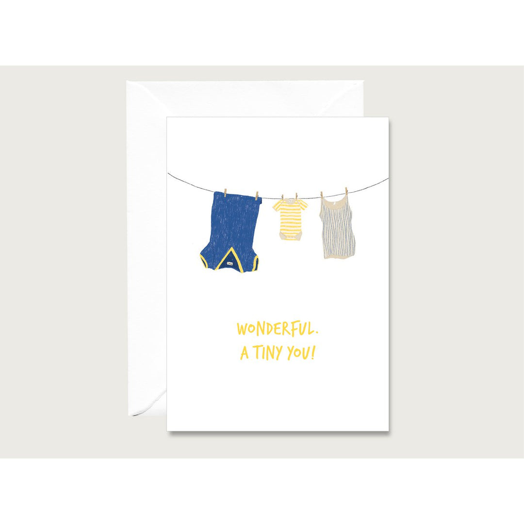 Herz & Papier Taufe Grußkarte zur Geburt - Tiny You bei Nauli and Stories
