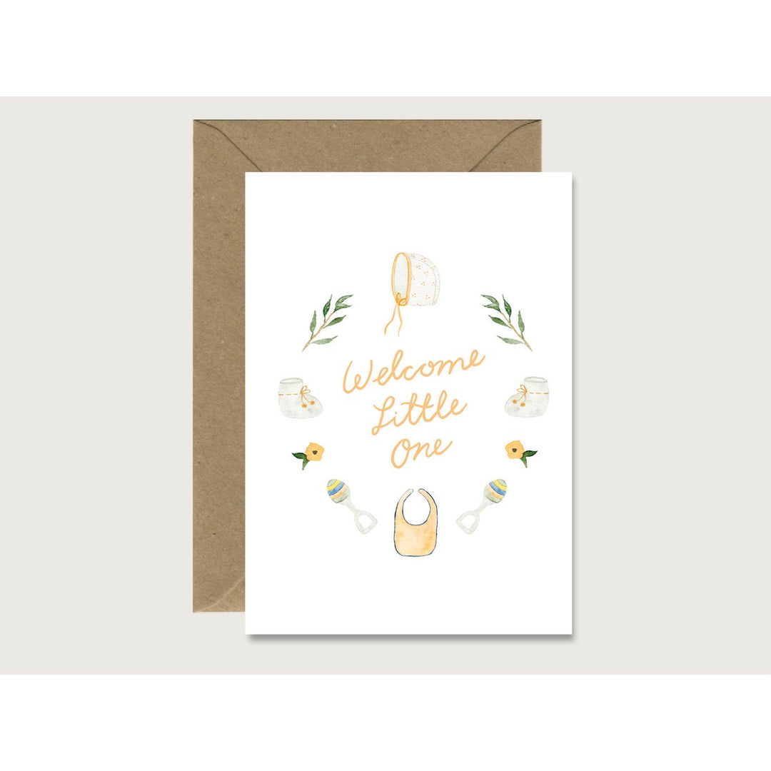 Herz & Papier Geburt Grußkarte zur Geburt - Welcome Little One bei Nauli and Stories