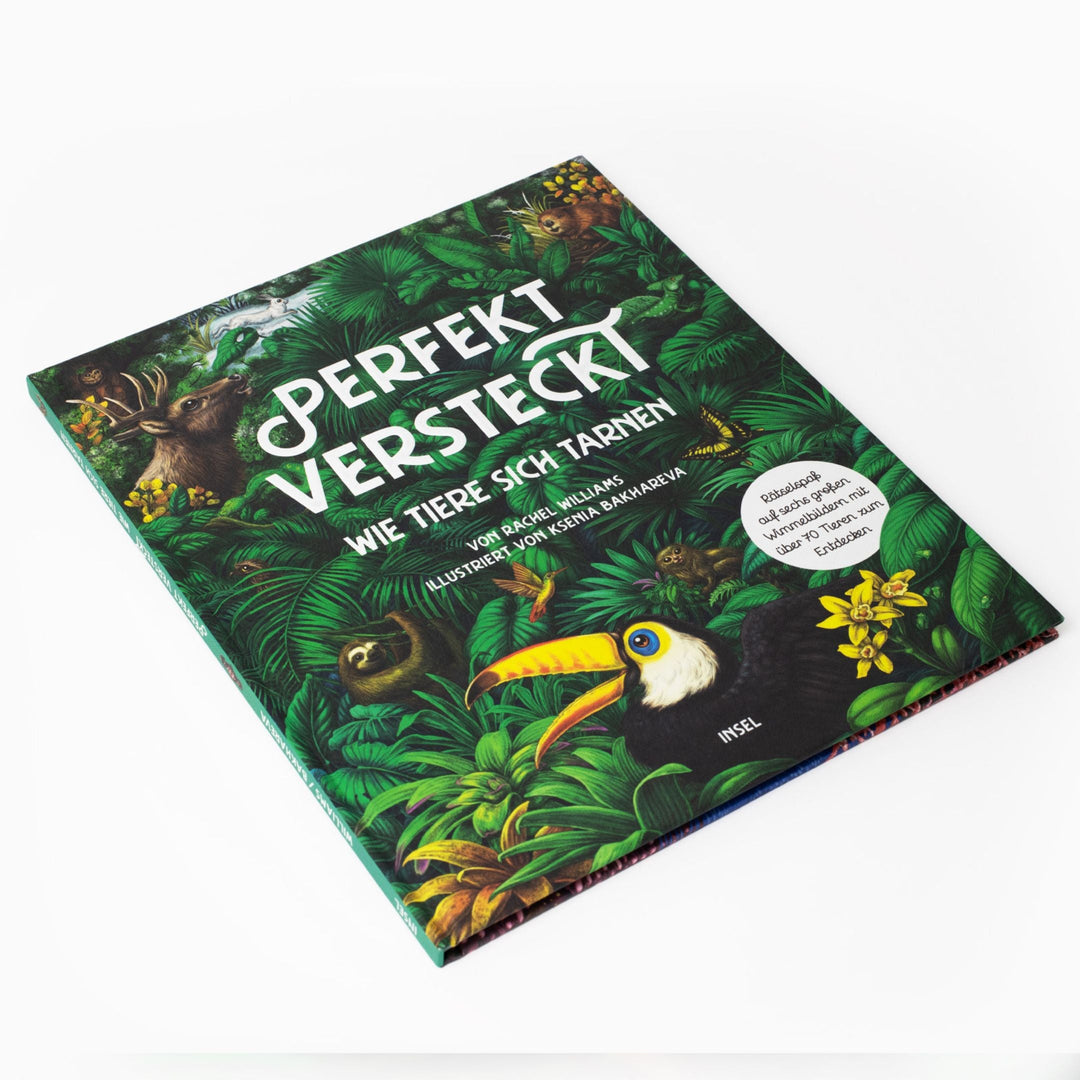 Insel Verlag Bilderbuch Perfekt Versteckt -  Wie Tiere sich Tarnen bei Nauli and Stories