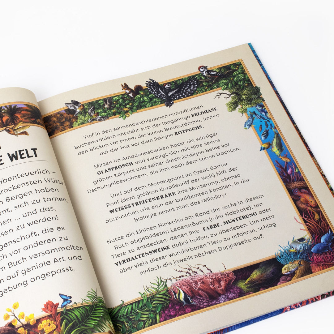 Insel Verlag Bilderbuch Perfekt Versteckt -  Wie Tiere sich Tarnen bei Nauli and Stories