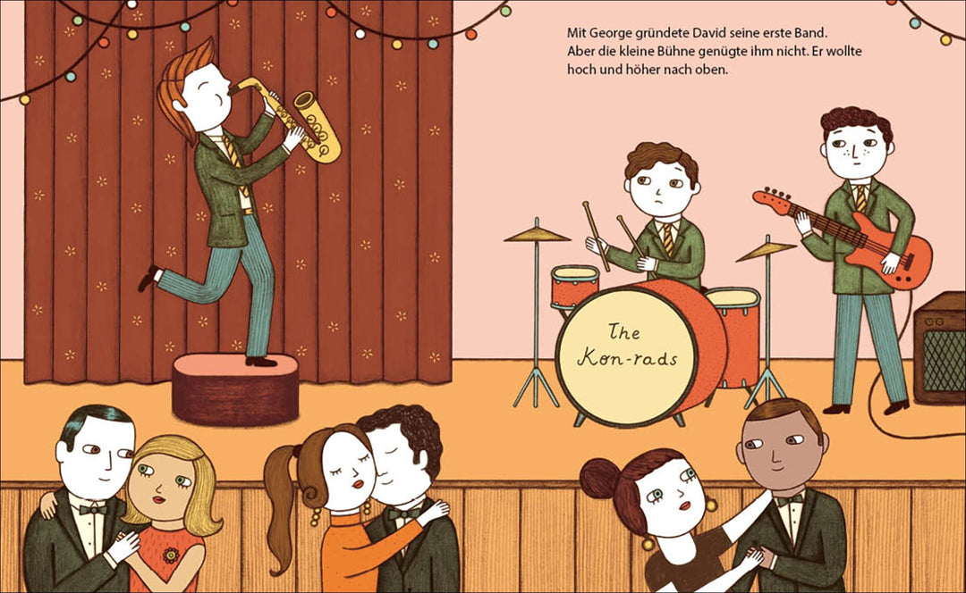 Insel Verlag Bilderbuch Little People, Big Dreams auf Deutsch: David Bowie bei Nauli and Stories