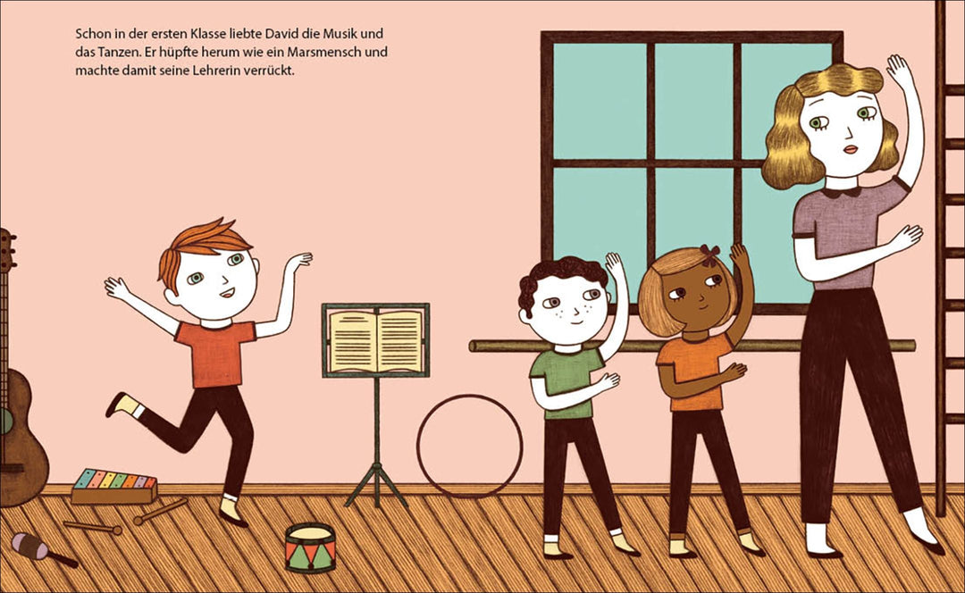 Insel Verlag Bilderbuch Little People, Big Dreams auf Deutsch: David Bowie bei Nauli and Stories