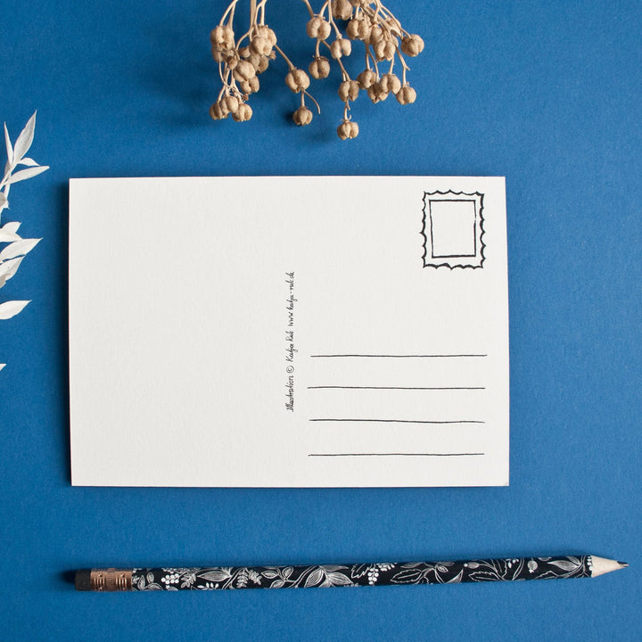 Katja Rub Geburt Tapir Postkarte | Willkommen auf dieser Welt | Karte zur Geburt bei Nauli and Stories
