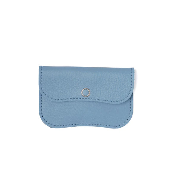 Keecie Geldbeutel aus Leder Mini Me Wallet blau painters blue bei Nauli and Stories