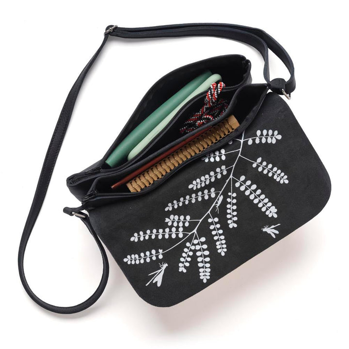 Keecie Handtasche Handtasche - Crossbodybag - aus Leder - Double Up - Gold bei Nauli and Stories