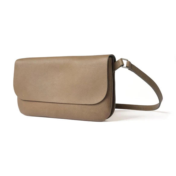 Keecie Handtasche Handtasche - Crossbodybag - aus Leder - Double Up - moss bei Nauli and Stories