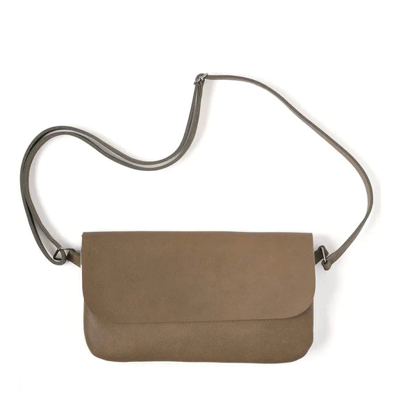 Keecie Handtasche Handtasche - Crossbodybag - aus Leder - Double Up - moss bei Nauli and Stories
