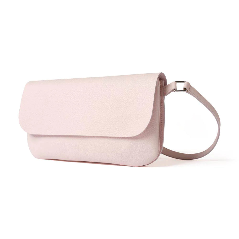 Keecie Handtasche Handtasche - Crossbodybag - aus Leder - Double Up - powder pink