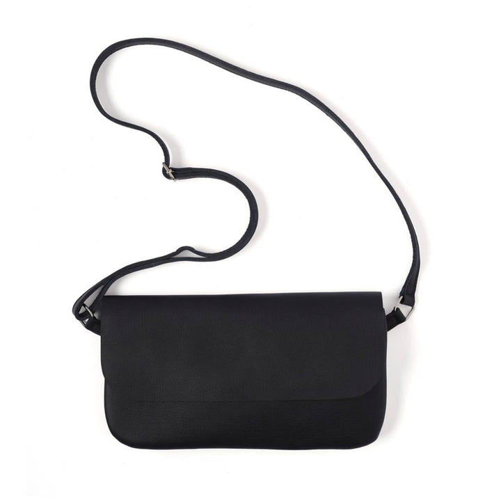 Keecie Handtasche Handtasche - Crossbodybag - aus Leder - Double Up - Schwarz bei Nauli and Stories
