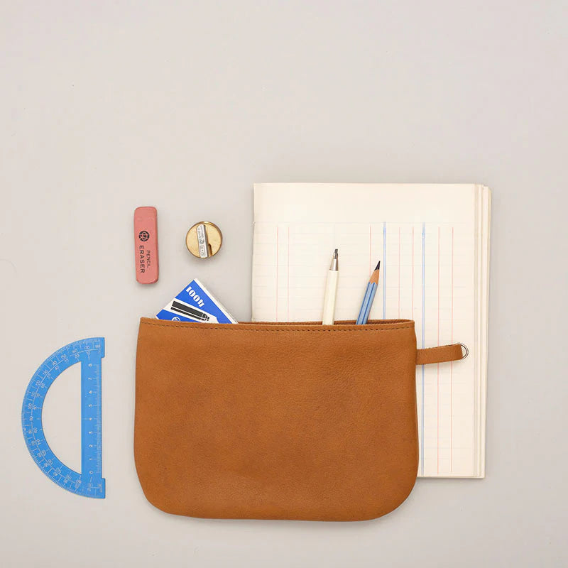 Keecie Kosmetikbeutel Pouch Dream On - Ledermäppchen cognac bei Nauli and Stories