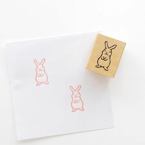KODOMO NO KAO Stempel Stempel Piccolo Hase bei Nauli and Stories