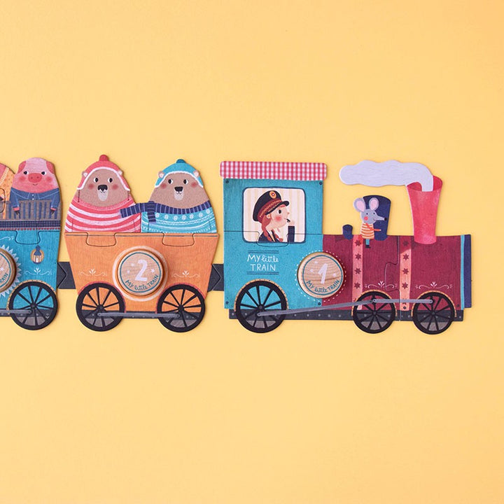 Londji Puzzle My little Train Puzzle bei Nauli and Stories