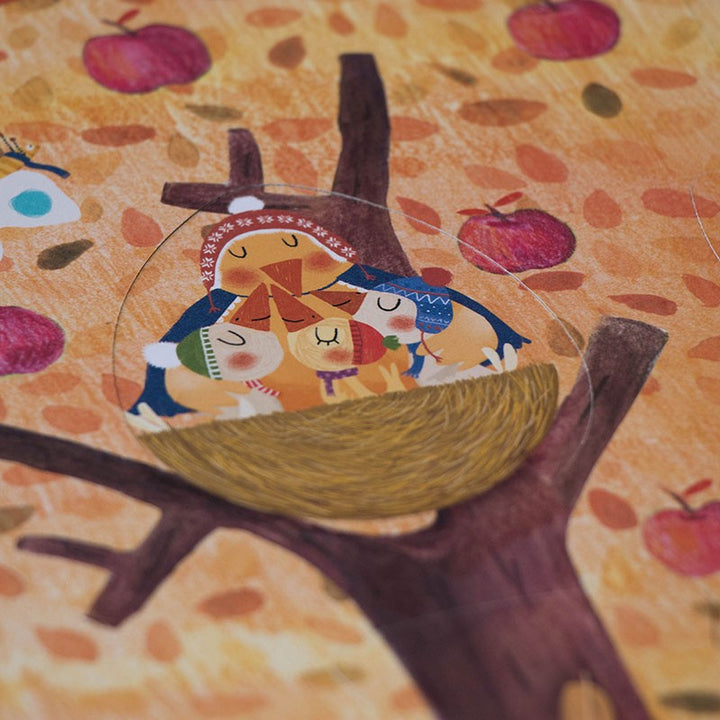 Londji Puzzle Mon Petit Pommiere - beidseitiges Puzzle ab 3 bei Nauli and Stories