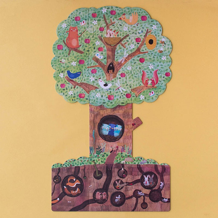 Londji Puzzle Mon Petit Pommiere - beidseitiges Puzzle ab 3 bei Nauli and Stories