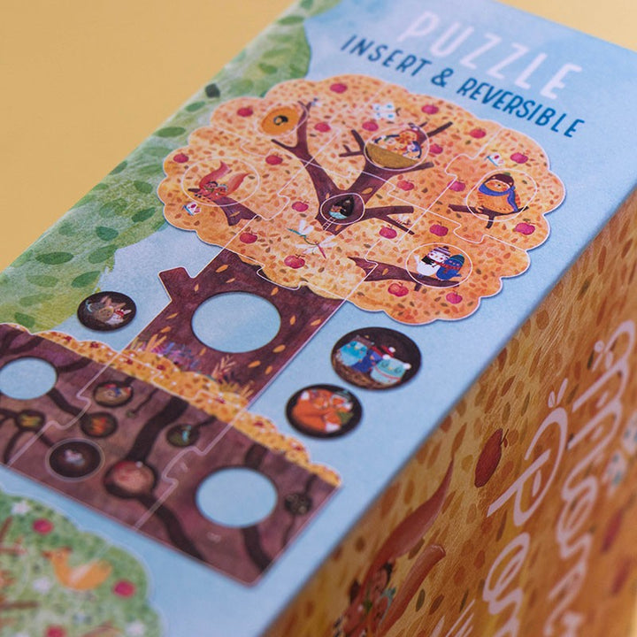 Londji Puzzle Mon Petit Pommiere - beidseitiges Puzzle ab 3 bei Nauli and Stories