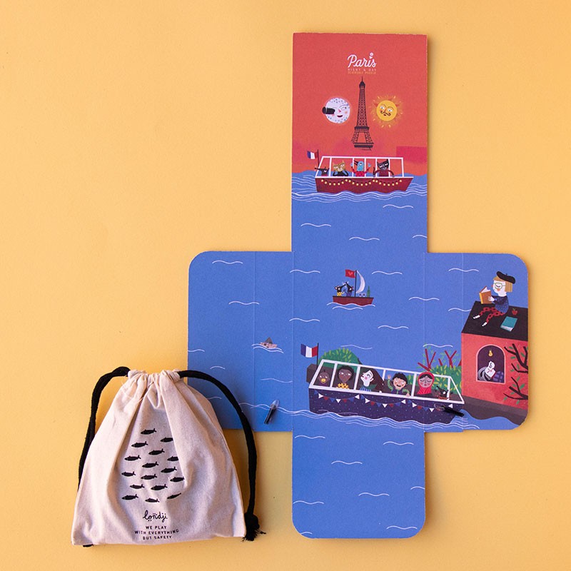 Londji Puzzle Night and day in Paris - Puzzle bei Nauli and Stories