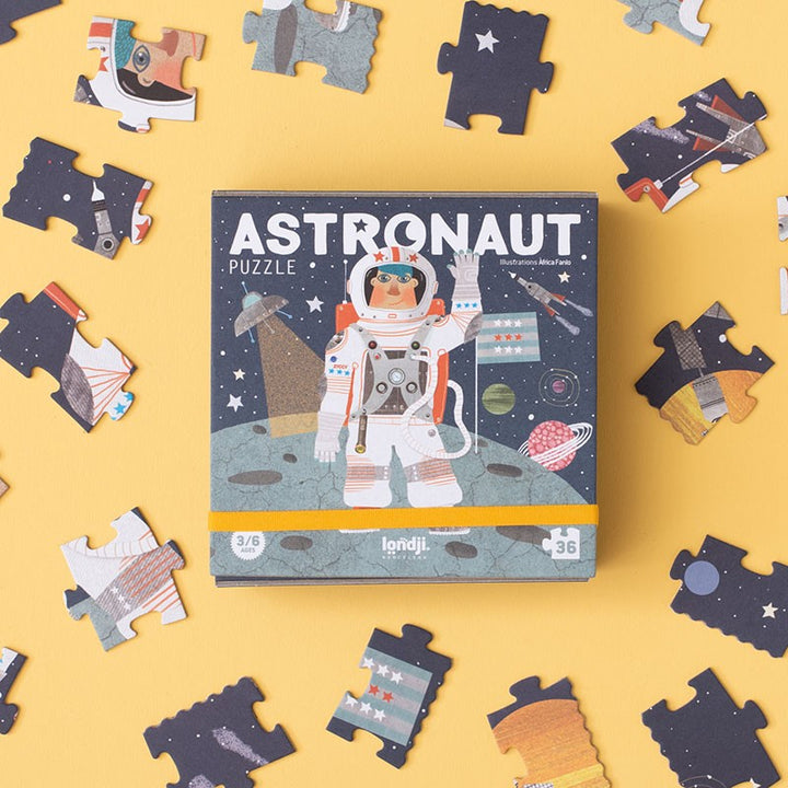 Londji Puzzle ASTRONAUT POCKET PUZZLE bei Nauli and Stories