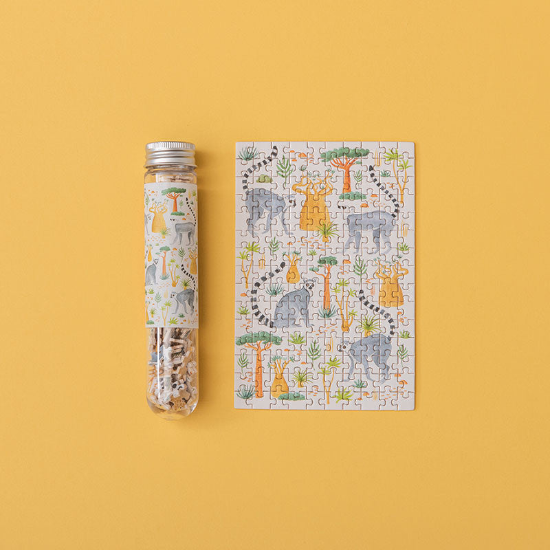 Londji Puzzle Micro Puzzle Lemuren bei Nauli and Stories