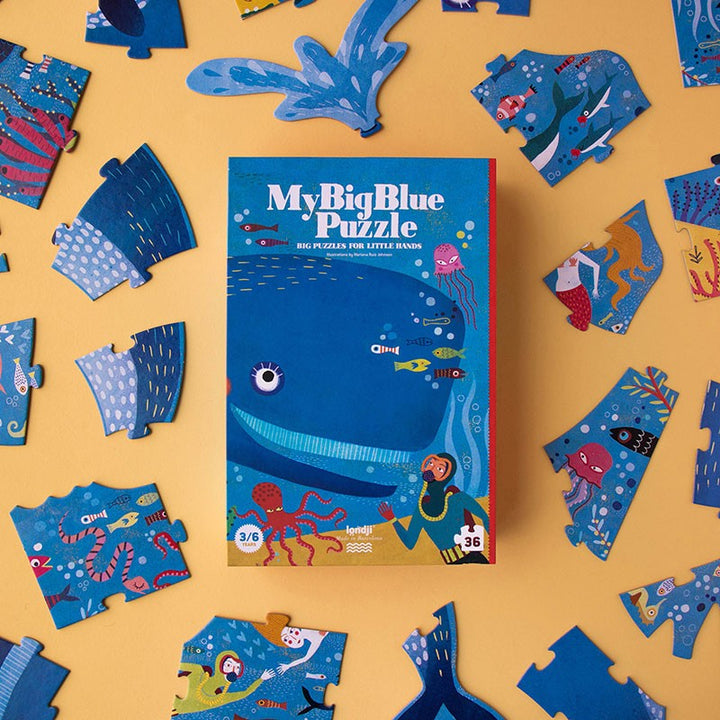 Londji Puzzle My big blue puzzle bei Nauli and Stories