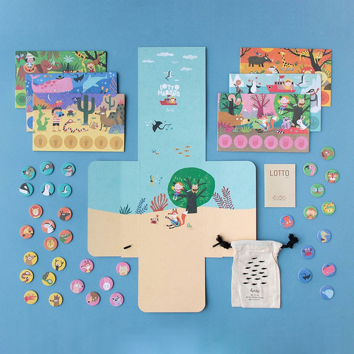 Londji Spiel HABITATS LOTTO bei Nauli and Stories