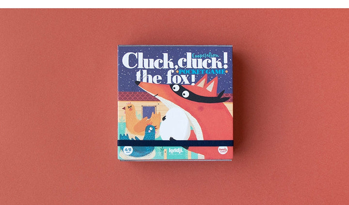Londji Spiel CLUCK CLUCK! THE FOX! als Pocketversion bei Nauli and Stories