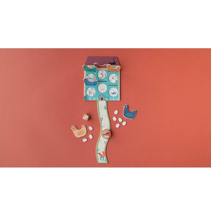 Londji Spiel CLUCK CLUCK! THE FOX! als Pocketversion bei Nauli and Stories