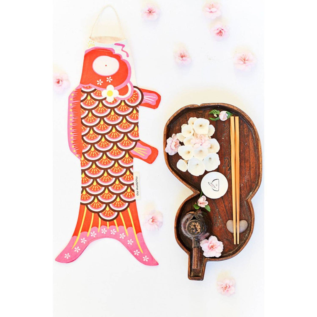 MADAME MO Koinoboi | Windsack Koinobori Akai (Mini) bei Nauli and Stories