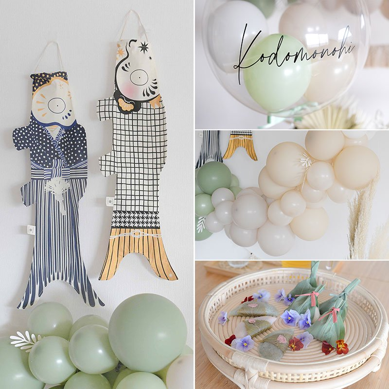 MADAME MO Koinoboi | Windsack KOINOBORI BLACK&WHITE - Koi wind sock wall decor bei Nauli and Stories