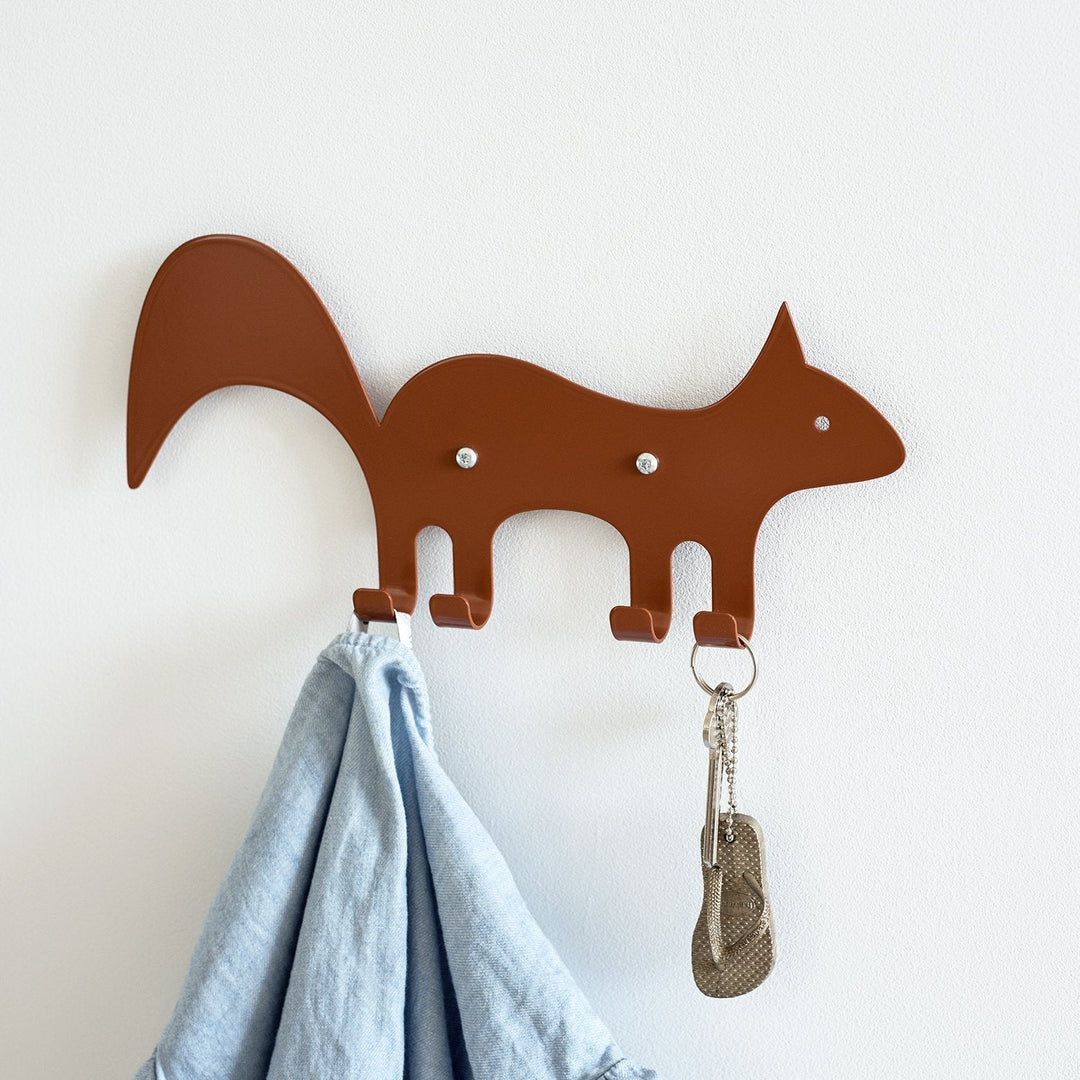 Marnelly AB Garderobenhaken Garderobenhaken Eichhörnchen bei Nauli and Stories