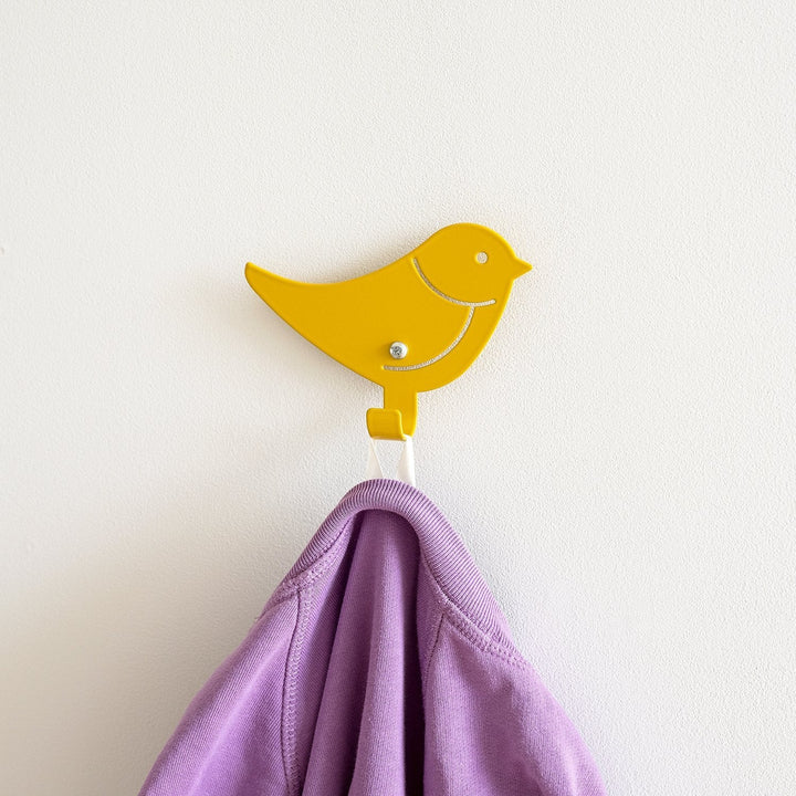 Marnelly AB Garderobenhaken Garderobenhaken Vogel gelb bei Nauli and Stories