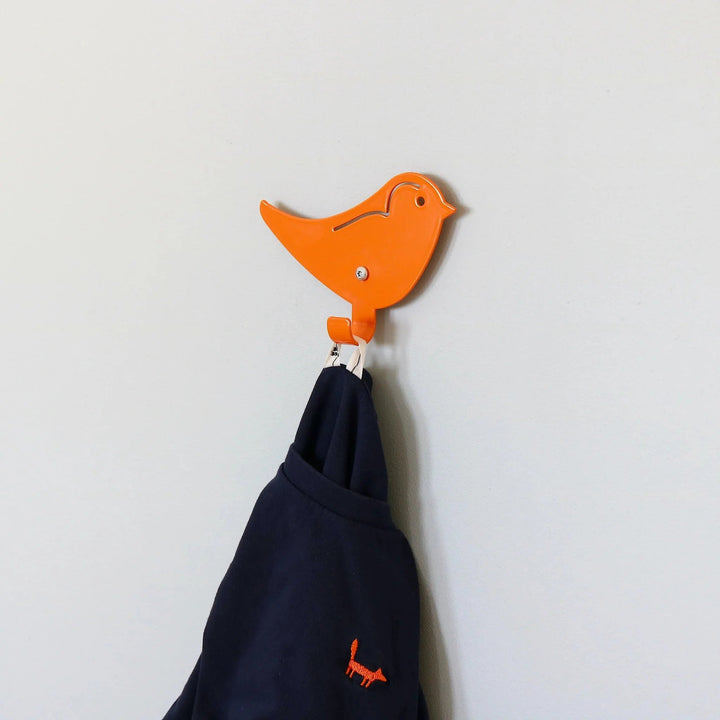 Marnelly AB Garderobenhaken Garderobenhaken Vogel orange bei Nauli and Stories