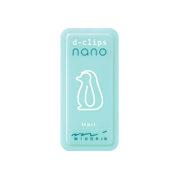 Midori Büroklammer D-Clips Nano Pinguin bei Nauli and Stories