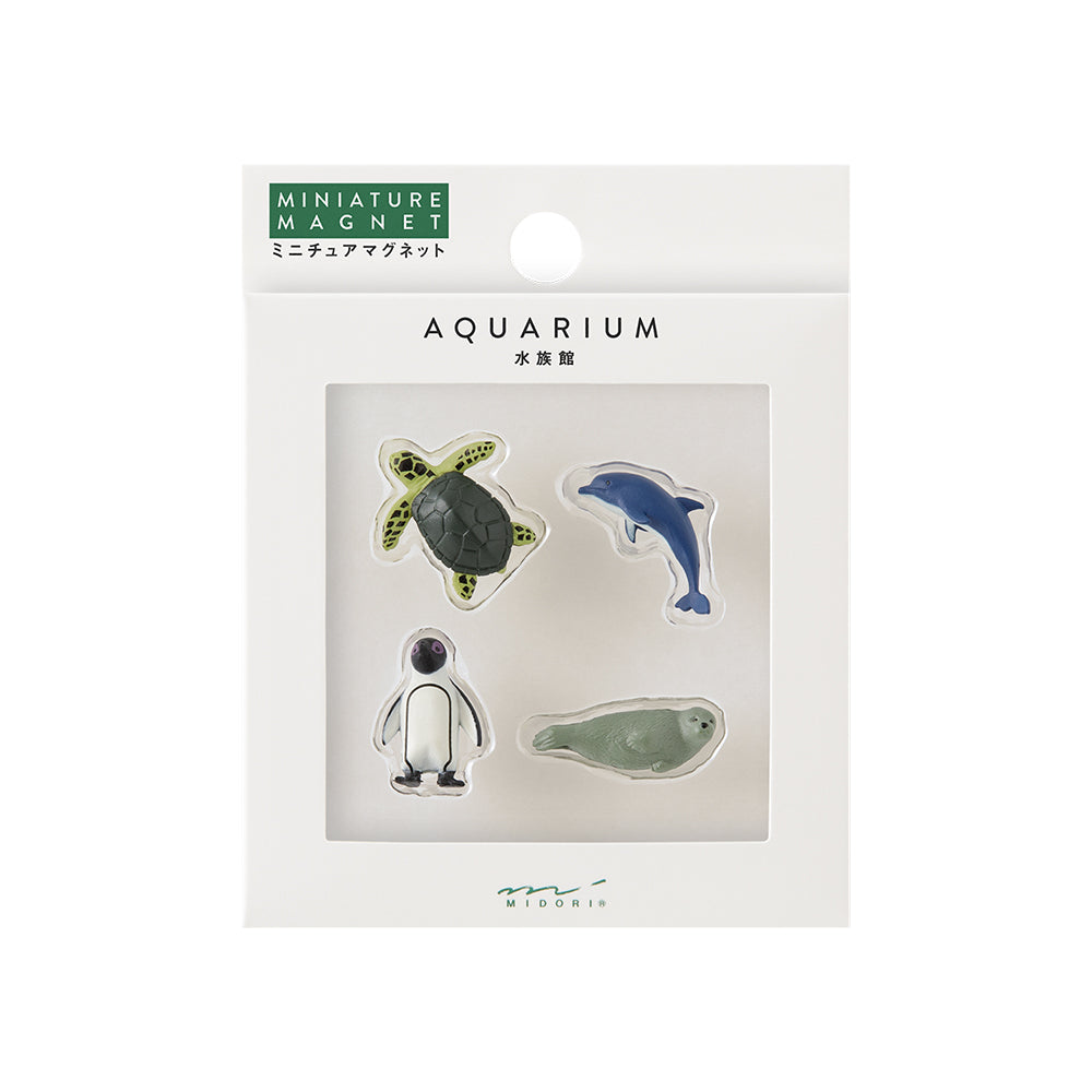 Midori Magnet Mini Magnete 4er- Set Aquarium bei Nauli and Stories