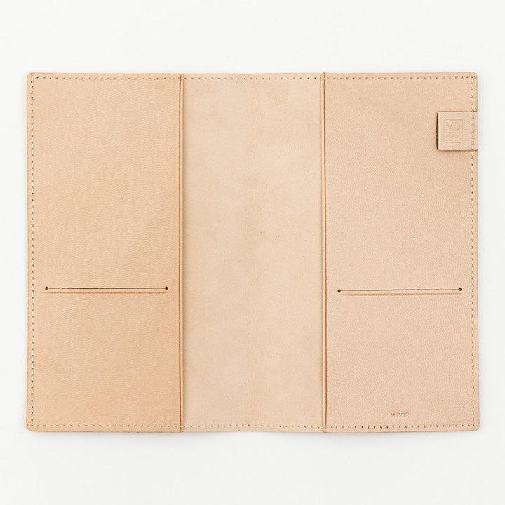 Midori Notizbuch B6 MD Goat Leather Cover B6 Slim bei Nauli and Stories