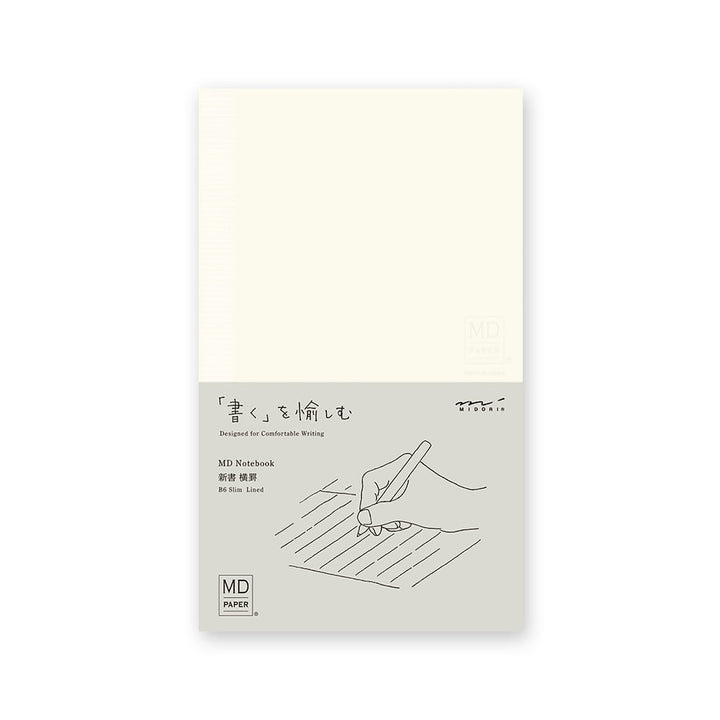 Midori Notizbuch B6 MD Notebook B6 Slim Lined bei Nauli and Stories