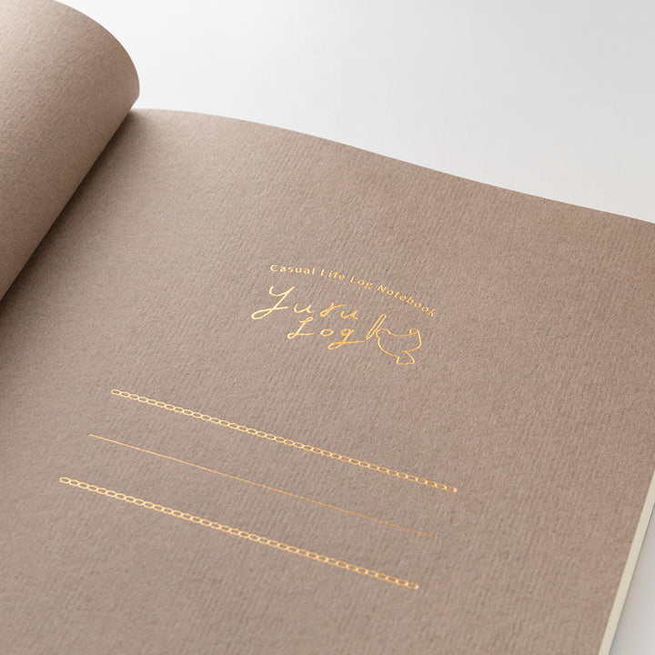 Midori Notizbuch B6 Yuru Log Notebook B6 Watercolor bei Nauli and Stories