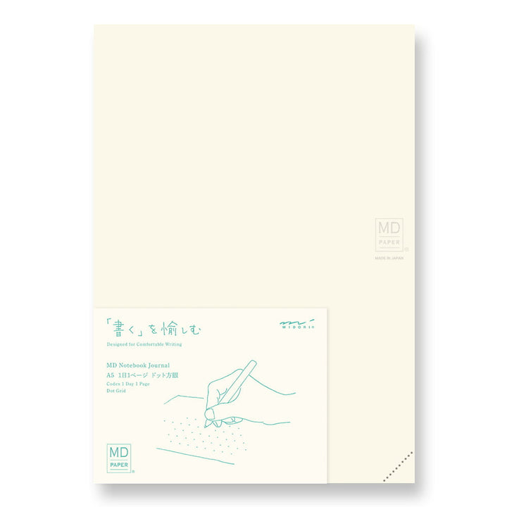 Midori Notizbuch DIN A5 MD Notebook Codex A5 1D/1P Grid gepunktet bei Nauli and Stories