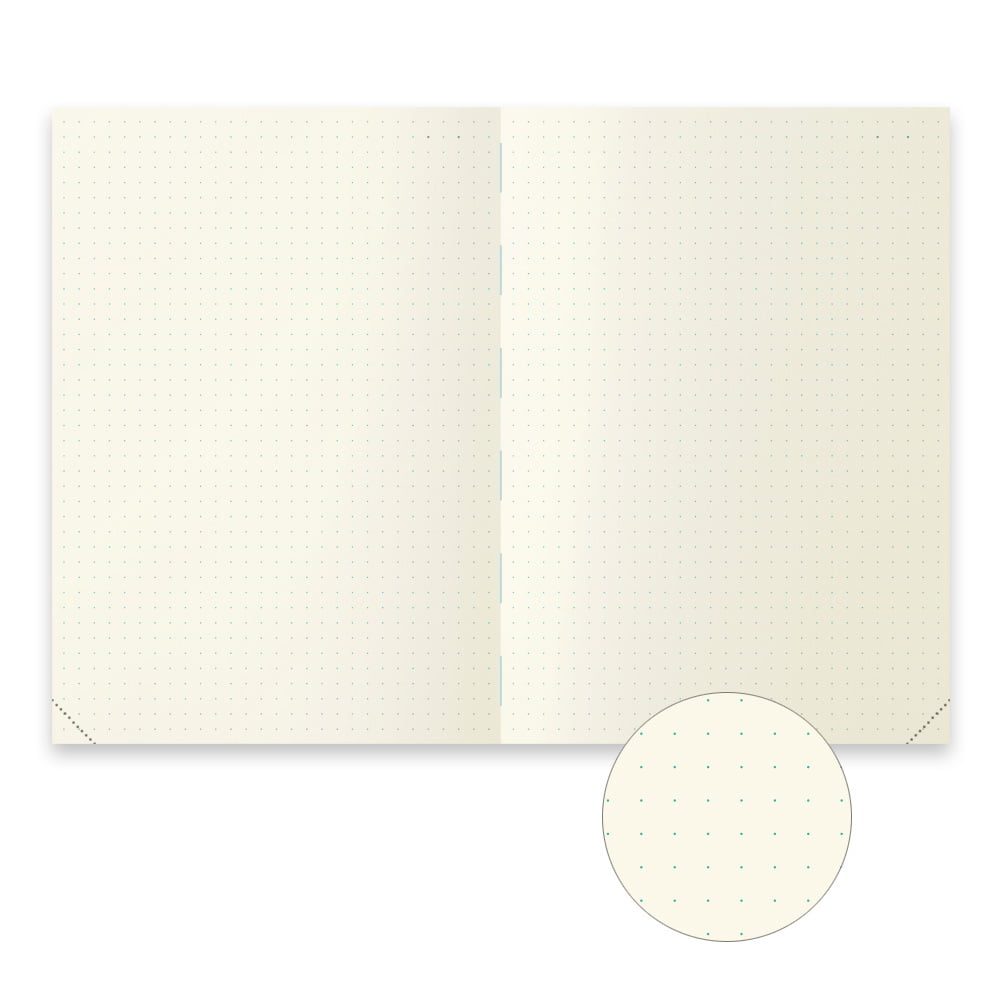 Midori Notizbuch DIN A5 MD Notebook Codex A5 1D/1P Grid gepunktet bei Nauli and Stories