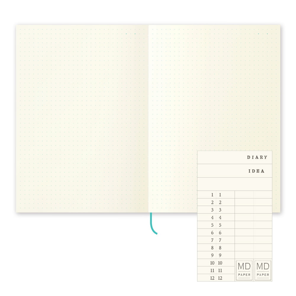 Midori Notizbuch DIN A5 MD Notebook Journal A5 Dot grid bei Nauli and Stories