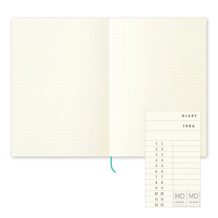 Midori Notizbuch DIN A5 MD Notebook Journal A5 Dot grid bei Nauli and Stories