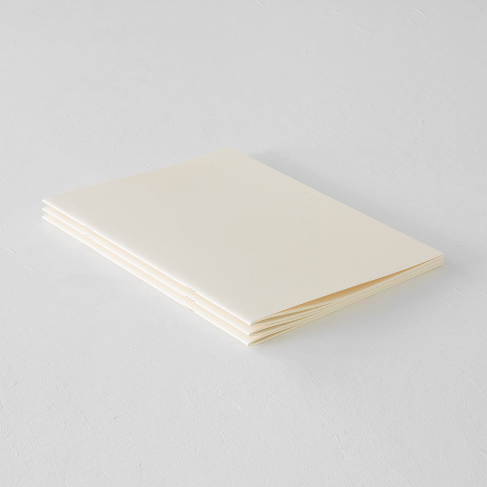 Midori Notizheft Notizheft DIN A4 |  MD Notebook Light A4 Variant Blank (blanko) - 3er Pack bei Nauli and Stories