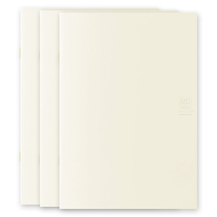 Midori Notizhefte Notizheft DIN A5 | MD Notebook Light Gridded  (kariert) – 3er Pack bei Nauli and Stories