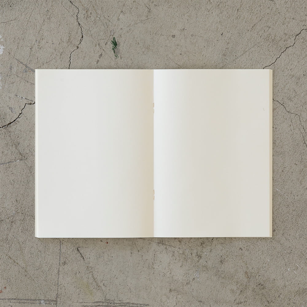 Midori Notizhefte Notizheft DIN A5 | MD Notebook Light Blank (blanko) – 3er Pack bei Nauli and Stories