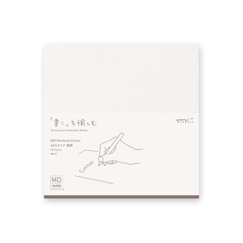 Midori Skizzenbuch MD Notebook Cotton A5 Square | Skizzenbuch bei Nauli and Stories