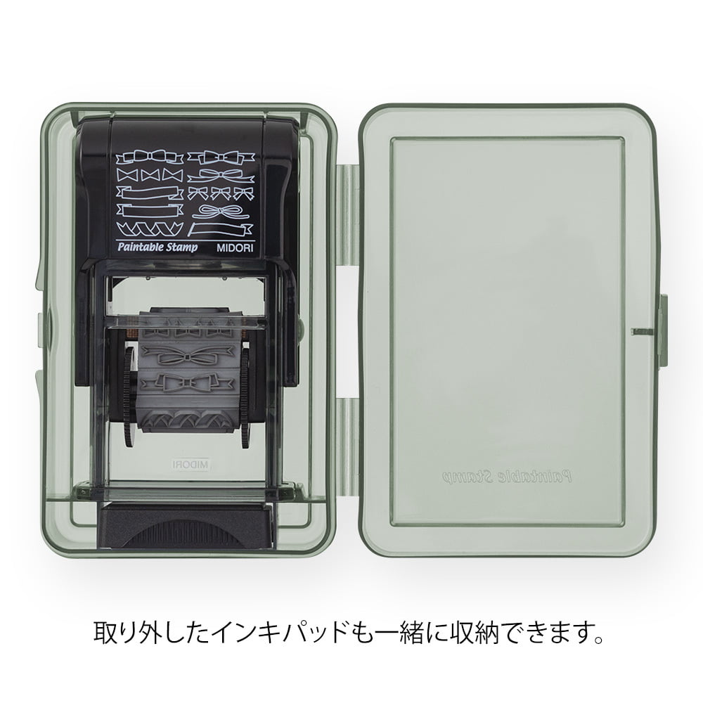 Midori Pre-Inked Stempel Case for Paintable Rotating Stamp bei Nauli and Stories